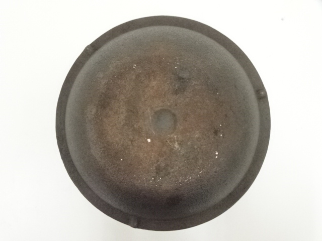 道具 ] - 道具 寛斎造 唐銅鬼面風炉（佐藤清光釜添）（電熱器・前瓦